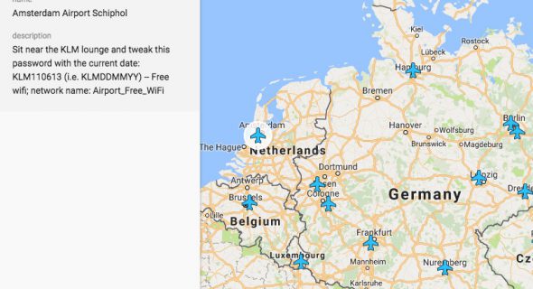 gratis wifi op het vliegveld