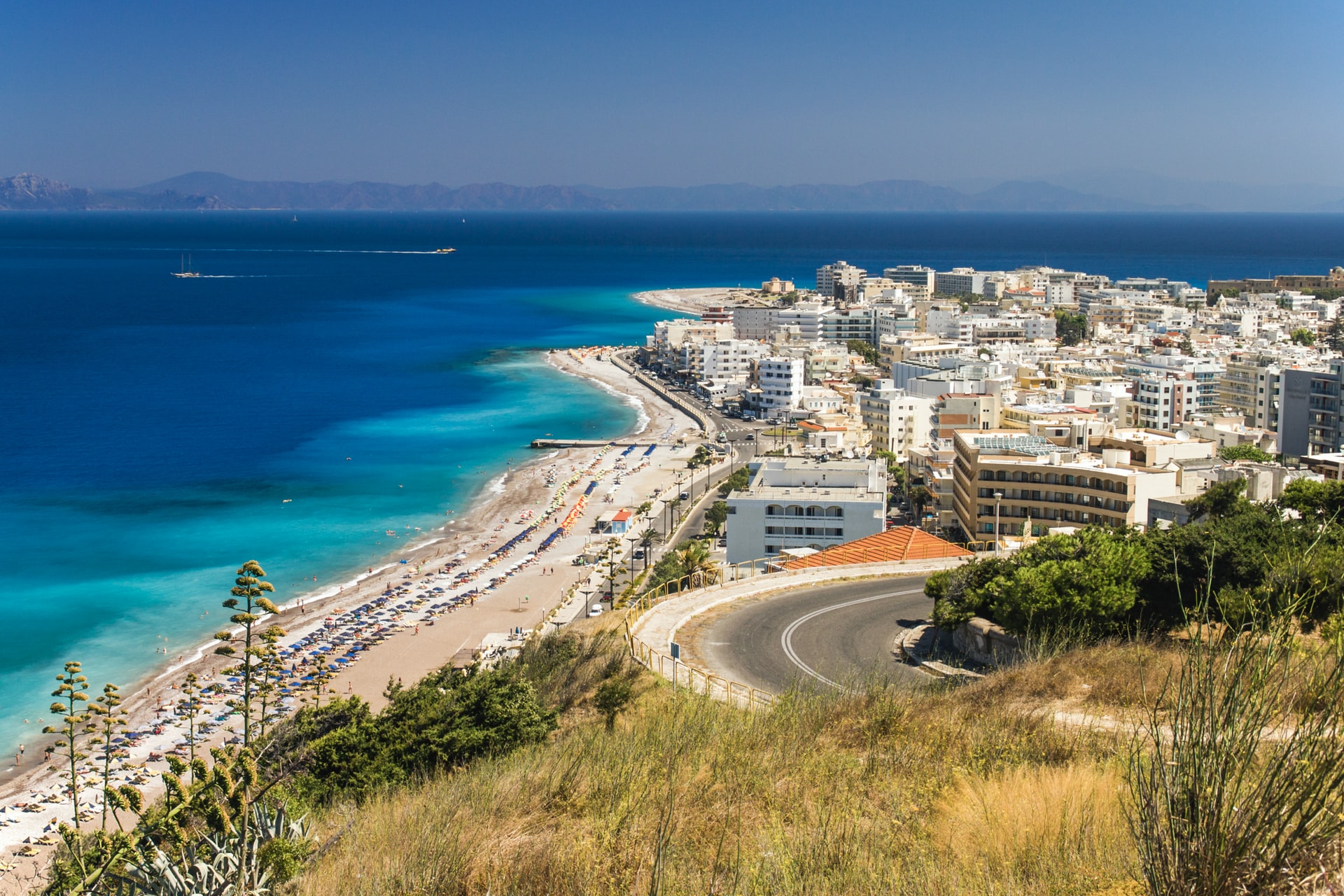 Is het half april wel warm genoeg op Rhodos?