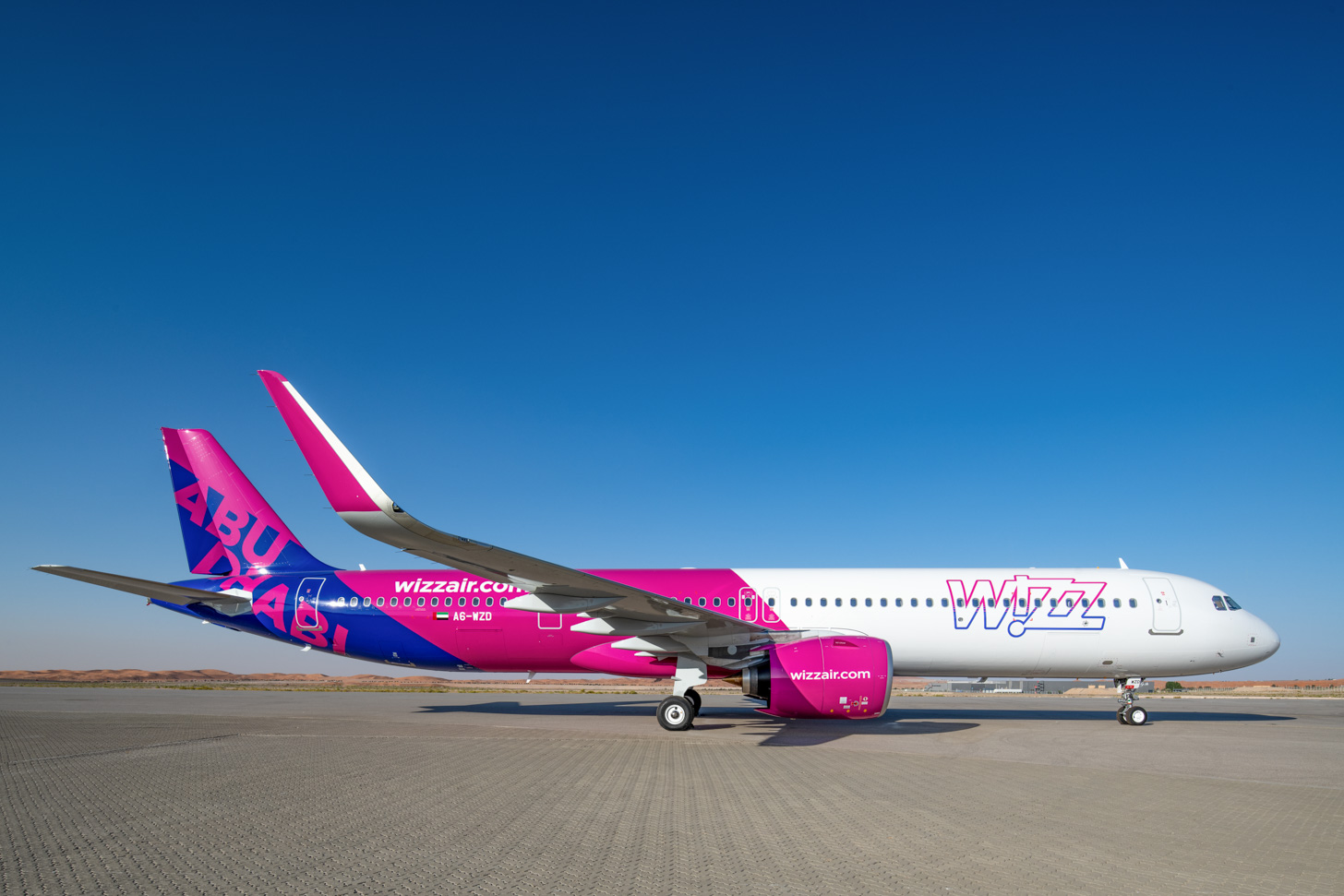 Wizzair vliegtuig